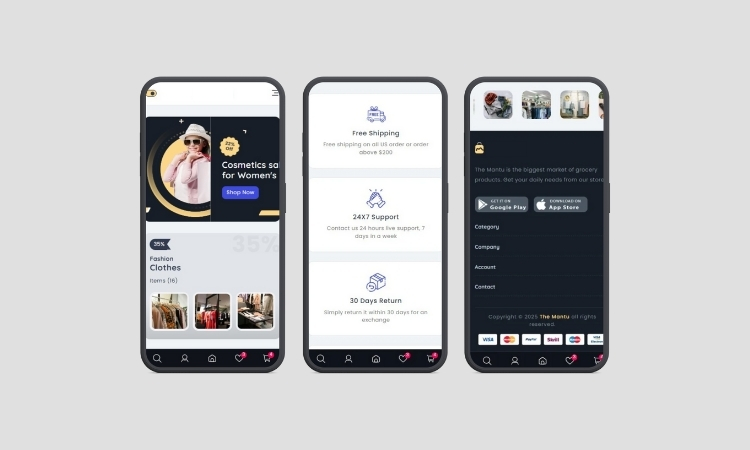 Mobile optimization and responsive design 