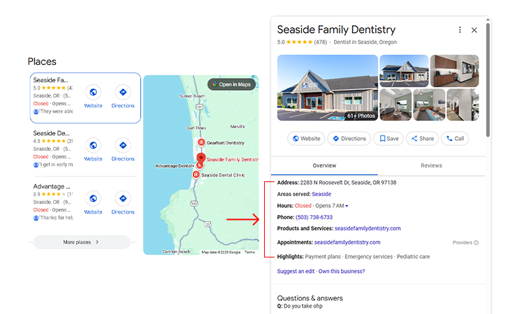 local SEO for dentists